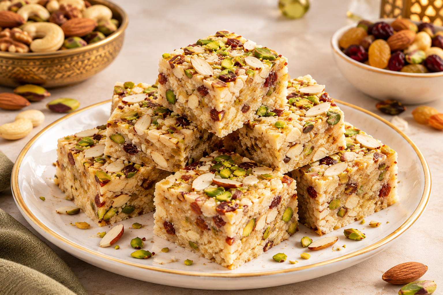 Dry Fruit Barfi