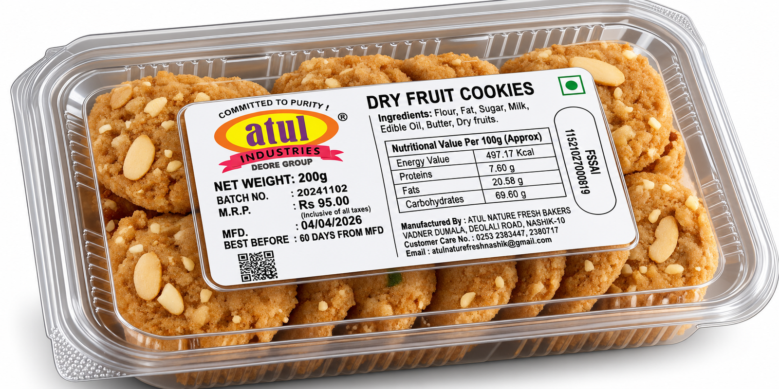 Dry Fruit Cookies